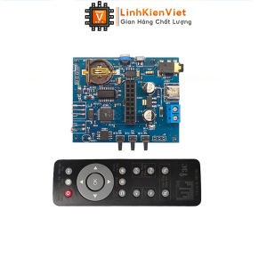 ĐỒNG HỒ LED MATRIX P5 nháy theo nhạc 2023 Clock Music - Nhiều hiệu ứng báo nhiệt độ báo lịch báo giờ (ĐẤU NỐI SẴN)