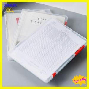 XINGK Six Colors A4 A5 File Box Clear Desk Document Paper Organizer Storage Office School Accessories For Children And Adults