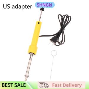 SHNGki Electrothermal Vacuum Solder Sucker 110-220V EU US Durable Desoldering Pump Soldering Iron Pen Dual Purpose Repair Tool