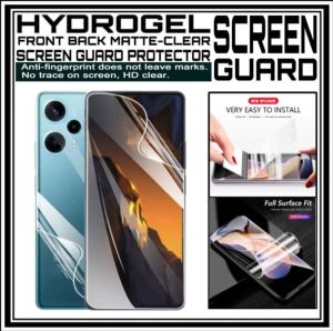 ANTI GORES HYDROGEL ANTI MINYAK REALME 14T 14 5G 13 PRO PLUS 5G 13 PRO 5G 13 PLUS 5G 13 5G 13 4G 12 5G 12 PLUS 5G 12 PRO PLUS 5G FULLSET 2in1 MATTE DOFF ANTI MINYAK BAGIAN DEPAN LAYAR DAN BELAKANG