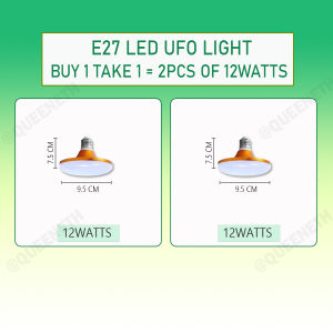 LED Flying Saucer UFO Lamp Light Bulb DAYLIGHT E27 Screw BUY ONE GET ONE Led Bulb Lights For Home Ceiling Light