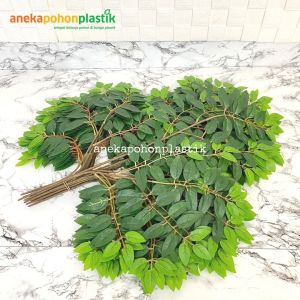 Tanaman Imitasi Daun Hias Artificial lychee Latex Selusin Dekorasi Rumah Aesthetic