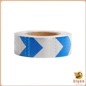 Digeo 5cm*5m Reflectorized Tape Warning Tape For Bicycle Truck Car Exterior Decoration Accessories