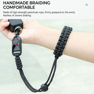 Wrist strap Anti-Lost weave with Screw for DJI Osmo Pocket 4 Hand-Woven Camera Accessories for Osmo Pocket 4 Quick Release Rope Belt