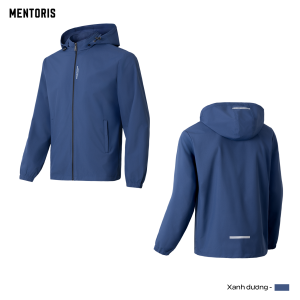 Áo Khoác Gió Nam Basic MENTORIS Cản Gió Chống Nước Nhẹ Giữ Nhiệt Tốt Thiết Kế Basic Dễ Phối Đồ MAG01