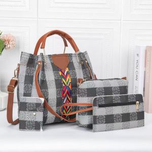 SPS BAGS#220 FASHIONABLE BAG LEATHER MATERIAL 2N1 HANDBAG AND SLINGBAG FOR WOMEN LEATHER MATERIAL