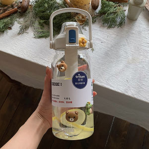 Dodge sports water bottle tritan Tea and water separation high-quality product for women 1000ml Large-capacity water bottle ideal for men to use as a tea cup