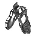 24 Teeth Spikes Crampons, Ice Snow Grips Cleats Crampons for Hiking Fishing. 