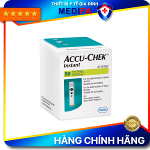Hộp 25/50 Que Thử Đường Huyết Accu Chek Instant - Hàng Chính Hãng Roche Date Xa