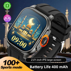LIGE 4GB Memory Smart Watch For Muslim Qibla Voice Prayer Quran Tasbih Smartwatch Sports Waterproof Watch 2.01 inch Screen 2025