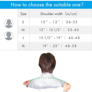 VELPEAU Back Support Comfortable Posture Corrector For Broken Collarbone Support For Injuries & Fractures Upper Back and Shoulder Pain Relief For Men and Women