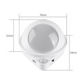 2023 Water drop 360 ° rotating human body infrared induction LED night light Portable outdoor and bedroom decoration universal LED night light. 