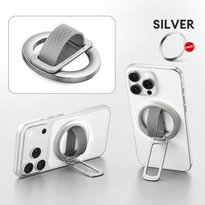 【SG】🔥new phone stand Full metal 360 degree weighted carbon steel high-end mechanical desktop stand foldable phone stand
