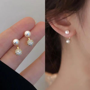 Geometry Small Round Beads Earrings for Women Ball Earrings
