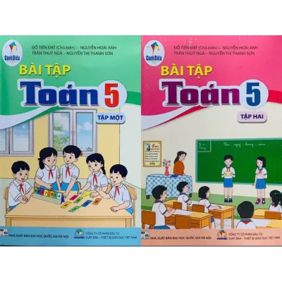 Sách -Bài tập Toán 5 tập 1+2(CD)