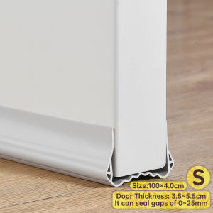 Carller 5 pcs PVC rubber sealing strip Windproof Noise Stopper Insulator Door Sealing Strip Wind Blocker Strip