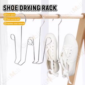 Stainless Steel Shoes Drying Hanger Shoes Drying Rack Hanging Shoe Organizer Space Saving 1Pc