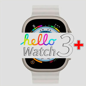 Hello Watch3+ จอ AMOLED ขนาด 49 mm อัดเสียงได้ มีเข็มทิศ หน้าจอไหลลื่น โทรเข้า-โทรออก มีประกัน แจ้งเตือน เฟส ไลน์ ไอจี