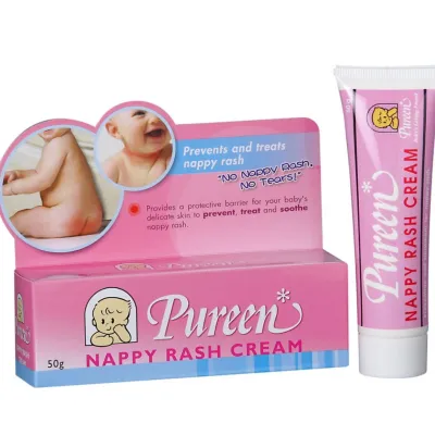 3pc Nappy Rash Cream 50g - Antiseptic for Baby Infant Children - 3x 50g Bundle [PUREEN - Feb 2027]