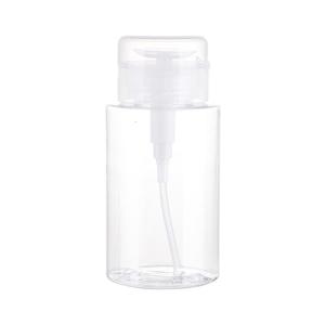 Đẩy xuống bộ phận bơm xịt lật đầu mũ rỗng có thể đổ đầy lại chai rõ ràng có thể khóa mỹ phẩm đi du lịch bao bì chai rỗng