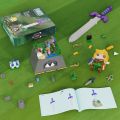 VBHJI Zeldaed 8 Bit Link Master Sword And Hylian Shield Building Block Set Cartoon Games Action Figure Brick Model Toys for Kids FRTGH. 