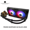 Thermalright FROZEN WARFRAME 360 Black CPU All in one Water Cooled 2.4inch LCD Display Screen PC AIO CPU Liquid Cooling Radiator Water Cooling System. 
