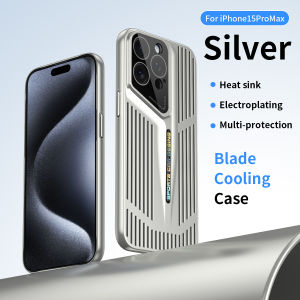 Luxury Heat Dissipation Cooling Phone Case For iPhone 17 16 Pro Max Plus 17 AIR Breathable Mesh Grid Hard PC Cover