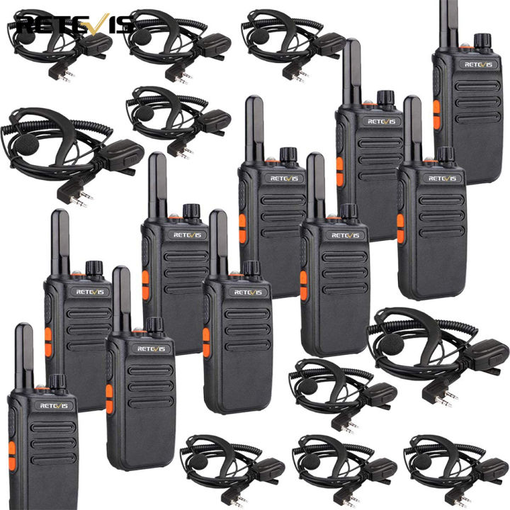 Retevis RB635 Two Way Radio with Earpiece, Two Way Radio VOX, PMR Radio ...