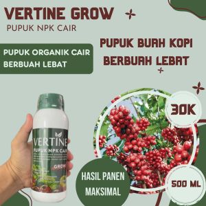 MURAH Pelebat Tanaman KOPI - VERTINE GROW Pupuk Perangsang Pada Tanaman Kopi - Obat Penyubur Kopi Paling Bagus Merangsang Batang Akar Dan Buah Biar Cepat Lebat Hasil Panen Berlipat Pupuk Ajaib Penyubur Kopi Terbaik TERLARIS