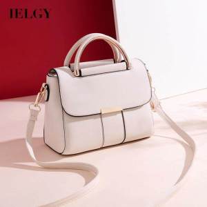 IELGY bag womens wild diagonal shoulder bag solid color ladies fashion handbags simple large-capacity trend