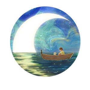 Night Light Charging Energy Conservation Press the Lantern Study Corridor bedroom bedroom bedroom sleep button lamp