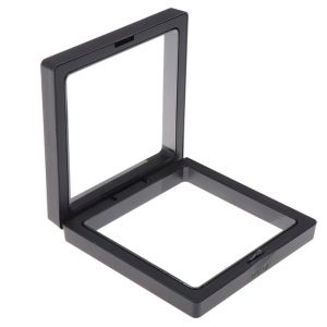 VIVIDI Nhẫn Hộp đựng đồ trang sức Bông tai Màng PE Hộp khung nổi 3D Bao bì 3D Trang sức