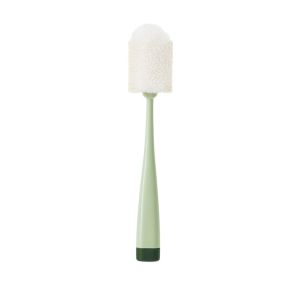 DSFSK Small Extrudable Milk Bottle Brush Sponge Kitchen Tools Long Handle Water Cup Brush Baby Bottle Brush