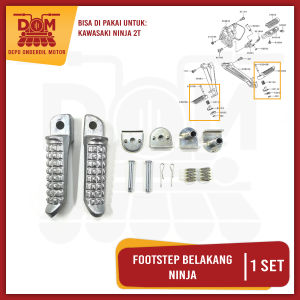 Footstep Belakang Ninja Diral (PSP) Fustep Step Postep Barstep Pijakan Kaki Belakang Kawasaki Ninja