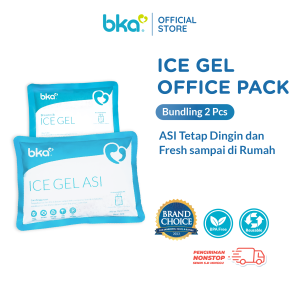Ice Gel BKA Office Pack isi 2 pcs  (420gr + 160gr) - Mendinginkan 10 jam & 5 jam