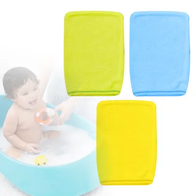 1pcs 3pcs dan 6 Pcs Waslap Bayi Single Layer Kotak WL-04 Lap Mandi Bayi Wash Lap Kotak Bayi Waslap Wash Lap Mandi Bayi Handuk bayi Baby Wash Lap MIX COLOUR