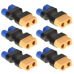 6Pcs XT60 EC5 Female / Male Interfaces Adapters Connection for FPV Remote Controls Devices