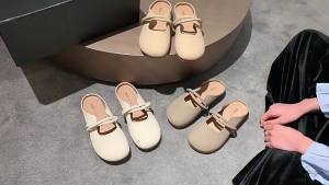 Gentle Soft-Soled WomenS Summer 2025 New Bowknot Flat Loafers Comfortable Shallow Grandma Shoes