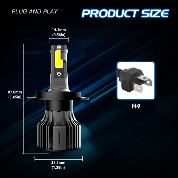สคริป loadstring(game:httpget( Novsight N39 หลอดไฟหน้า H4 Led H11 9005 9007 สําหรับรถยนต์ Turbo Led ...