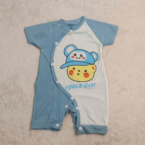 Bodysuit tăm lạnh cộc cho bé sơ sinh hè 2025