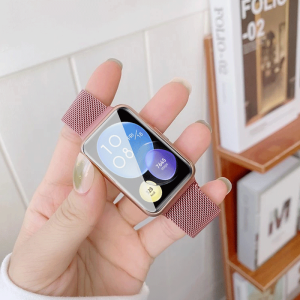 Fit 2 Strap Metal Bracelet For Huawei Watch fit 2 Wristband Watch fit 2 Stainless Steel Strap with film For Huawei fit 2 smart watch