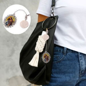 Wedding Bouquet Charm Bridal Bouquet Photo Charm Pendant Thermal Transfer Blank Bouquet Pendant for Bridal Gift