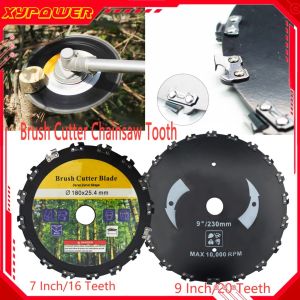 180mm / 230mm 7" 9" Mata Mesin Pemotong Rumput Lawn Mower Chain Saw Blade Brush Cutter Blade Grass Trimmer Cutter