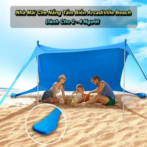 Nhà Mái Che Nắng Tắm Biển ArcadiVille Beach Dành Cho 2~4 Người Sử Dụng - EuroHome