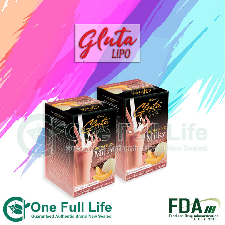 Gluta Lipo GlutaLipo Gold Series Signature MILKY MELON 2 Boxes