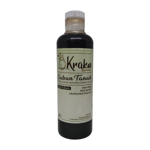 Kraka 250 ml Sabun Tanah Charcoal Cair