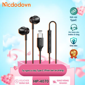 Tai Nghe Mcdodo HP-4070 Type-C Có Dây (Tai Phẳng Âm Thanh Sống Động) -[Chính Hãng]