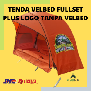tenda velbed polos fullset+gambar iox