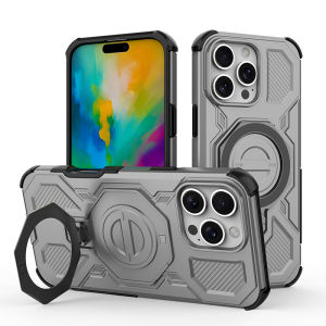 For Magsafe Magnetic Wireless Charging Phone Case For iPhone 16 15 Pro Max iPhone 16e 17e Shockproof Armor Protection Back Cover