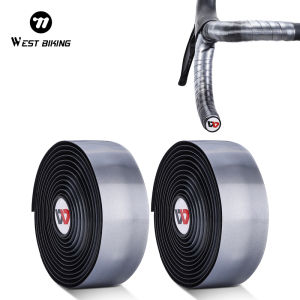 WEST BIKING Băng Bọc Tay Lái Xe Đạp Phụ Kiện Xe Đạp Leo Núi Chống Trượt Dây Quấn Ghi Đông Xe Đạp Với Băng Nút Gắn Thanh Thoải Mái Tay Lái Xe Đạp